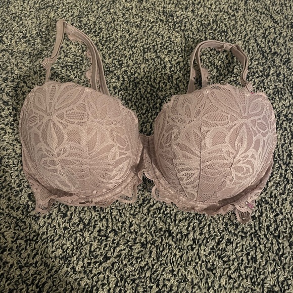 PINK Victoria's Secret Other - PINK NWOT Victoria's Secret Womens Tan Nude Lace Push Up Adjustable Bra Sz 32DD